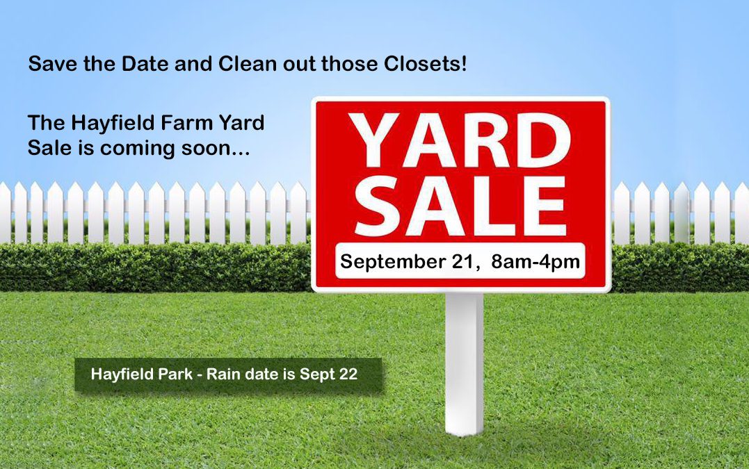 HCA Fall Yard Sale 2019 | Hayfield Farm Neighborhood