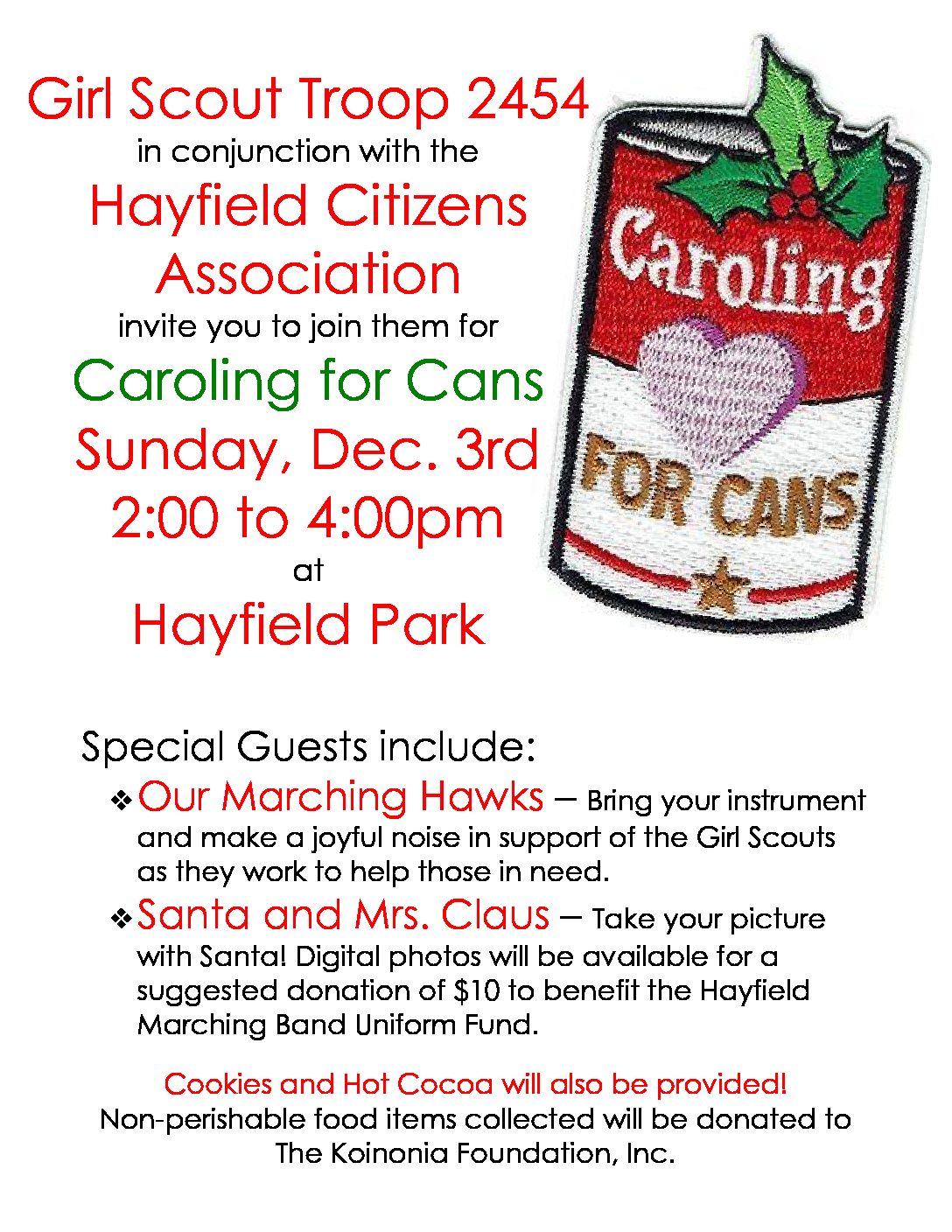 November Hayfield News 2017