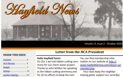 October Hayfield News 2020