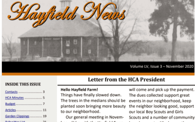 November Hayfield News 2020