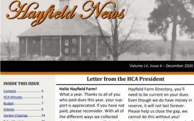 December Hayfield News 2020