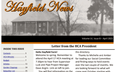 April Hayfield News 2021