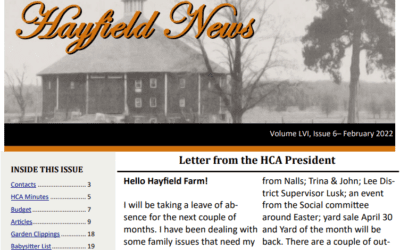 February Hayfield News 2022