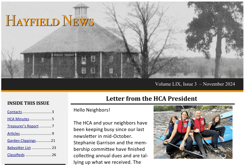 November Newsletter 2024