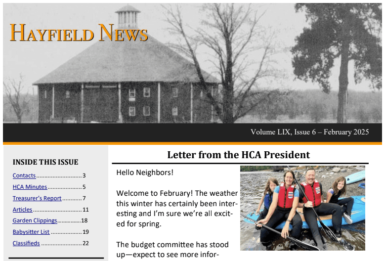 February Newsletter 2025